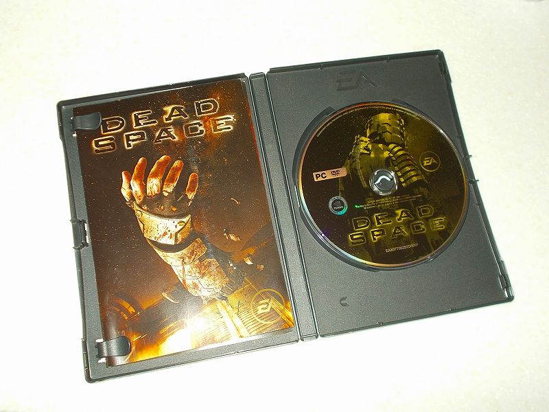 PC ゲーム DEAD SPACE（2008年版）日本語化とゲームプレイ最適化メモ、PC ゲーム DEAD SPACE（2008年版）日本語化手順、DEAD SPACE（2008年版）UK 版ディスク、2012年に Origin に CD キー登録済み