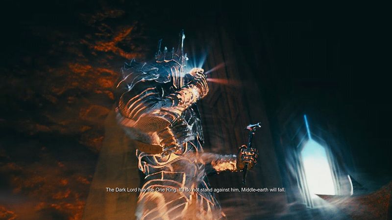 PC ゲーム Middle-earth: Shadow of Mordor GOTY 日本語化とフォント変更方法と DLC The Bright Lord（明王）で日本語を表示する方法、PC ゲーム Middle-earth: Shadow of Mordor GOTY - 日本語環境で DLC The Bright Lord（明王） 英語・日本語表示方法、日本語化環境で DLC The Bright Lord（明王）英語テキスト表示スクリーンショット