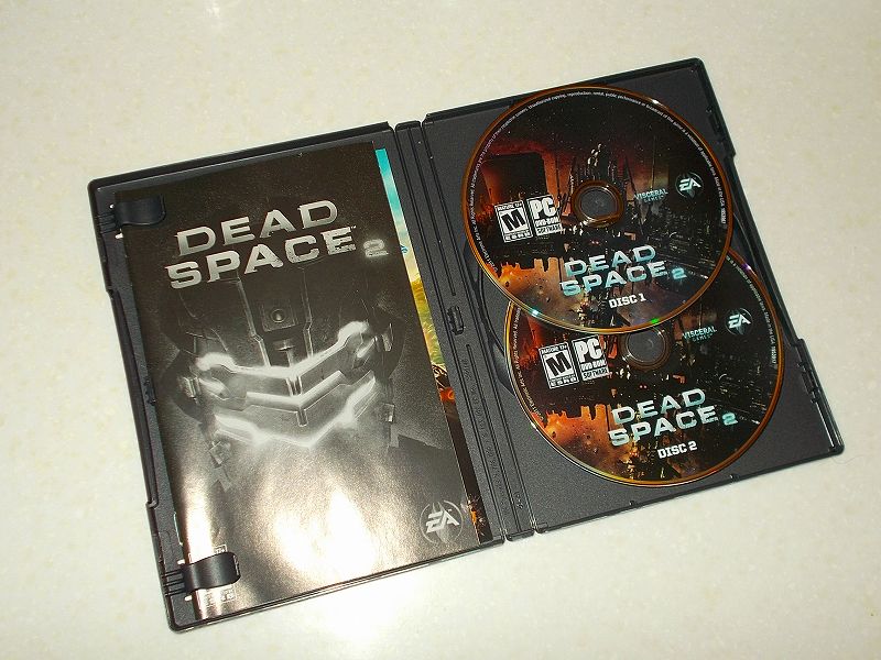 PC ゲーム DEAD SPACE 2（2011年版）日本語化とゲームプレイ最適化メモ、PC ゲーム DEAD SPACE 2（2011年版）日本語化手順、DEAD SPACE 2（2011年版）US 版ディスク、2012年に Origin に CD キー登録済み