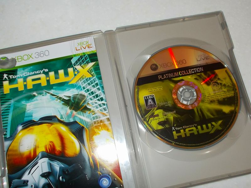 東芝サムスン製 DVD ドライブ TS-H352D の SH-D162D 化メモ、DVD ドライブ SH-D162D と Xbox Backup Creator で Xbox 360（XGD2）ディスクダンプ結果、Tom Clancy's H.A.W.X.（Xbox 360） ディスク