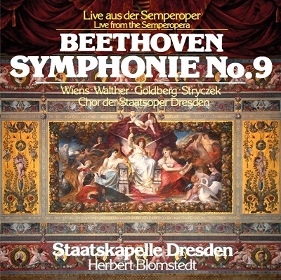 ベルベルト・ブロムシュテット ベートーヴェン交響曲第9番 (1985年ゼンパーオーパー再建記念ライヴ)【激安CD】Herbert Blomstedt, Staatskapelle Dresden, Beethoven Symphony No.9