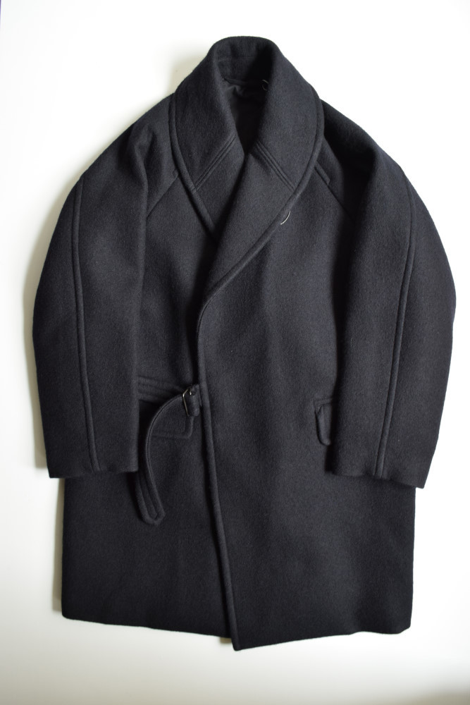 wool shawl collar coat | City Lights VOICE