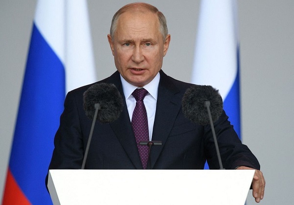20220225プーチンが核恫喝「ロシアは強力な核保有国！ロシアへの攻撃は侵略者の壊滅と悲惨な結果につながる」