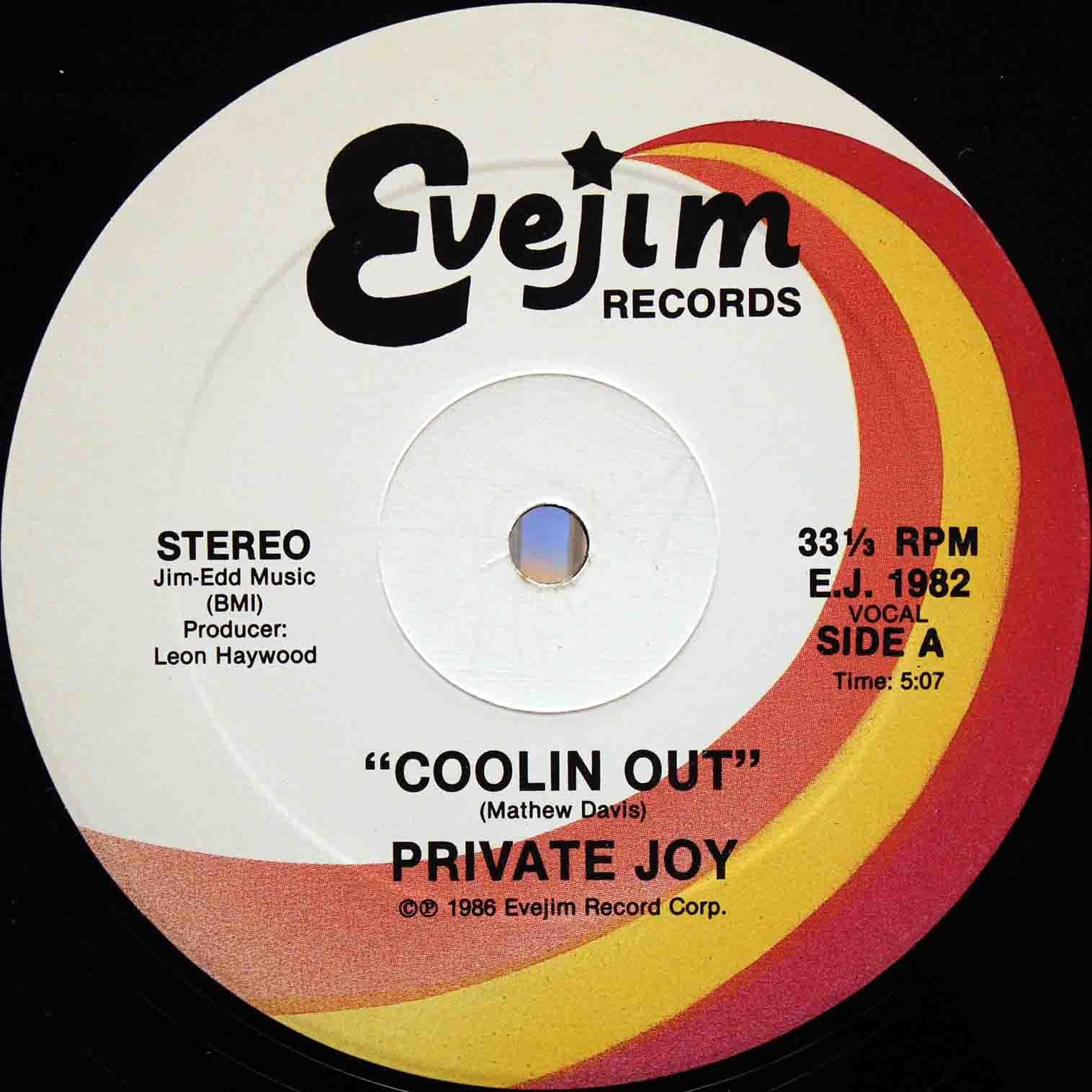 Private Joy ‎– Coolin Out 03