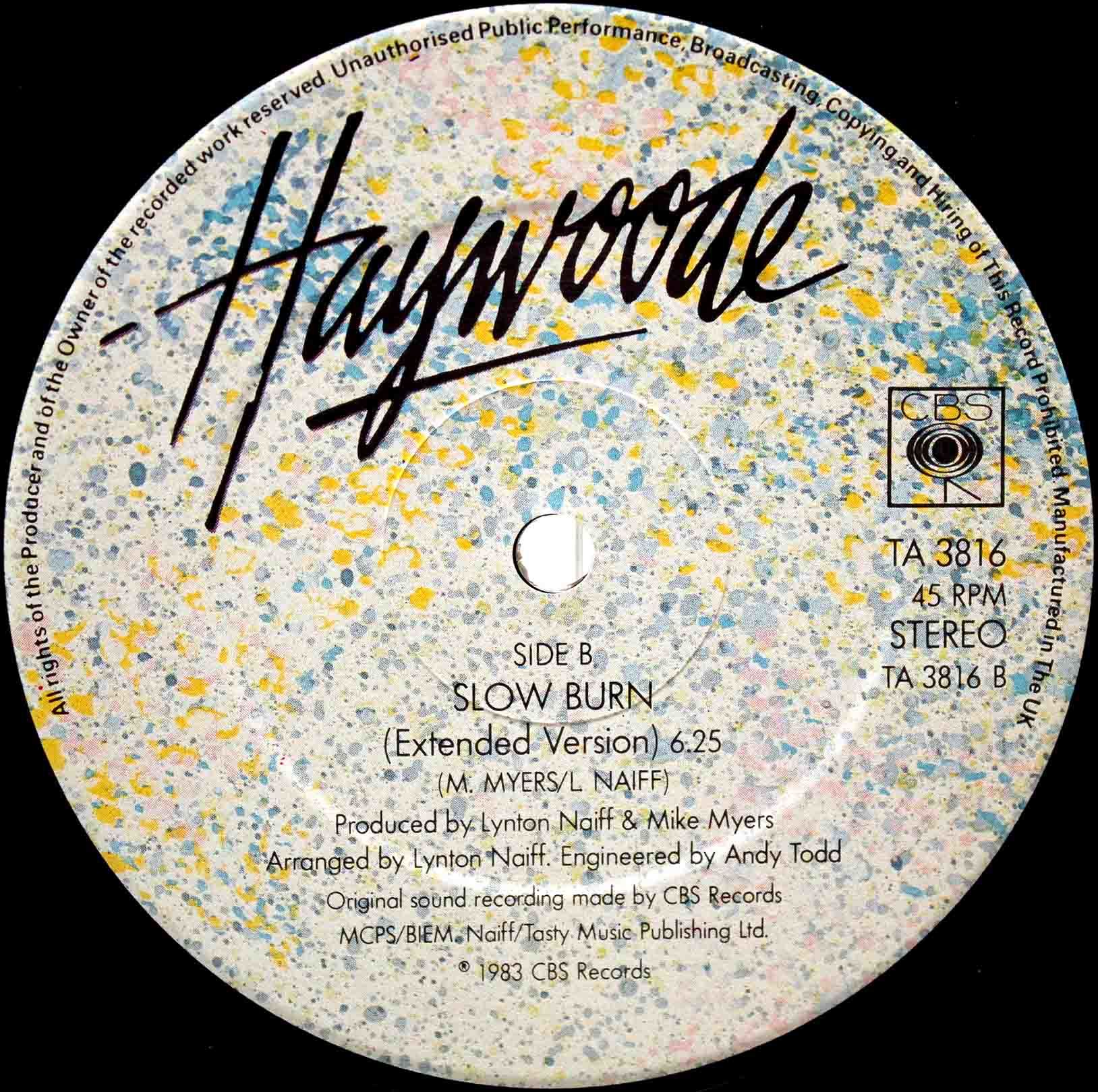 Haywoode ‎– Single Handed 04