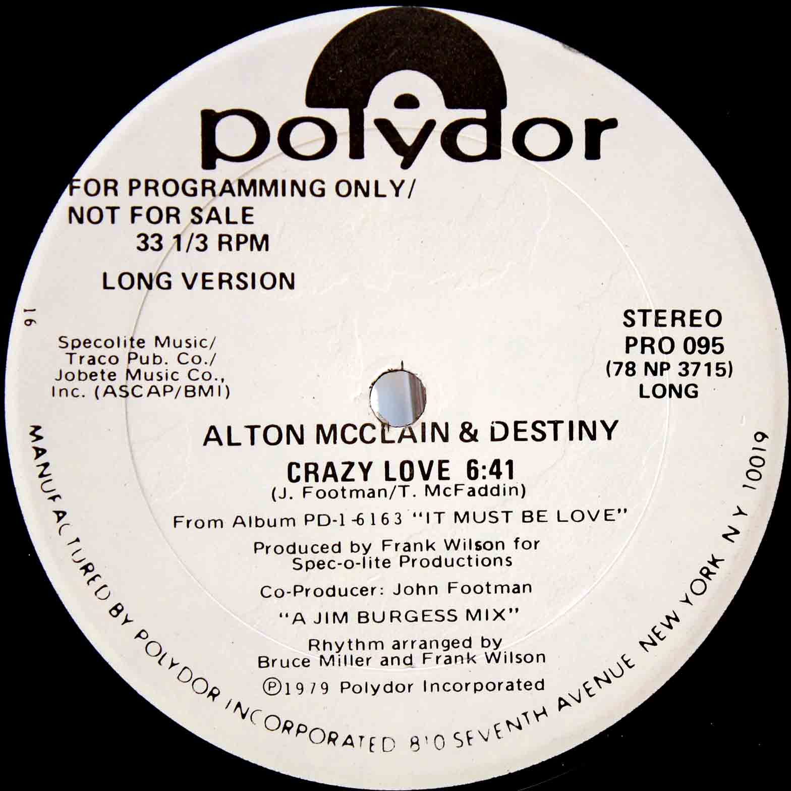 Alton McClain Destiny ‎– Crazy Love 03