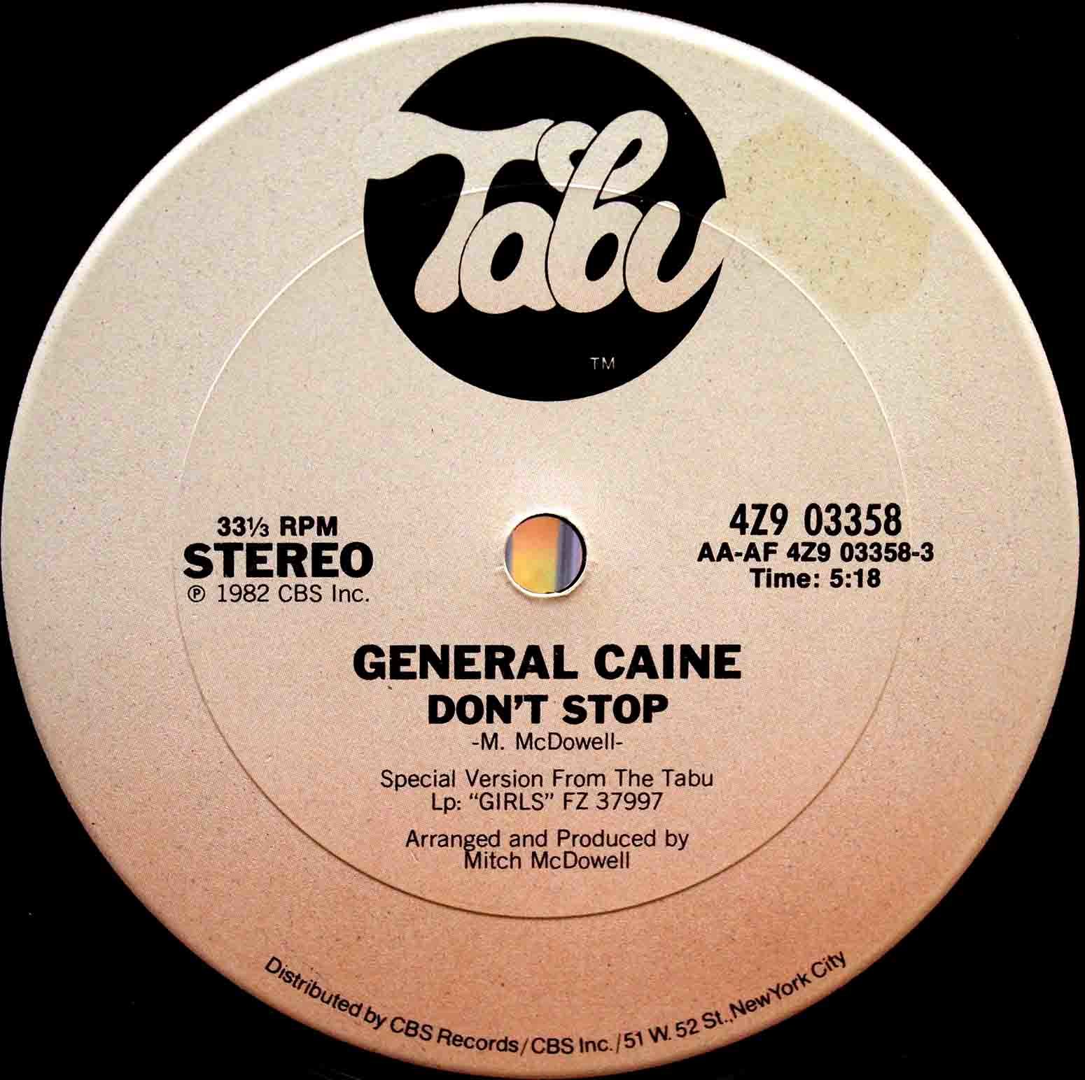 General Caine - Dont Stop 03