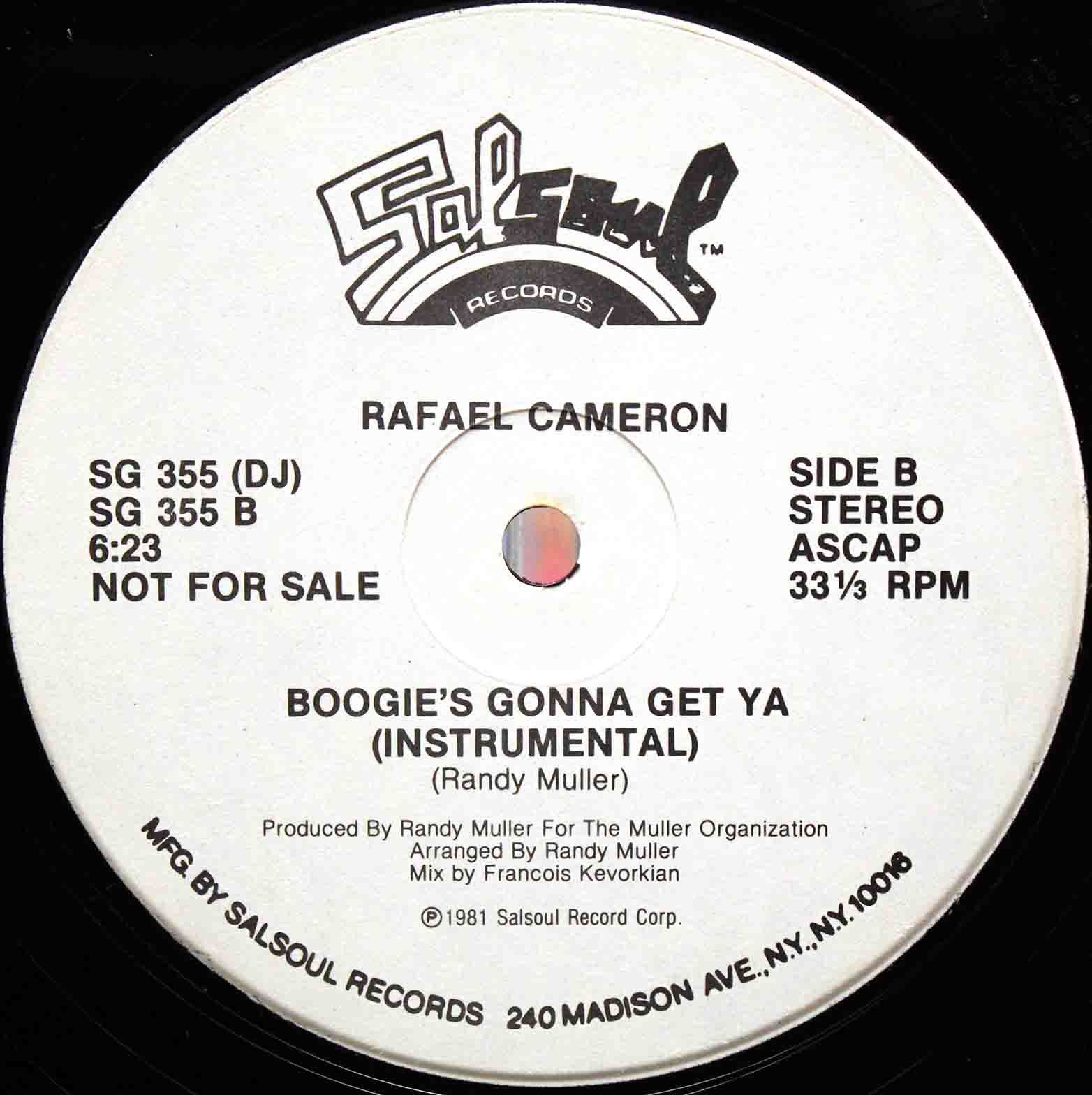 Rafael Cameron ‎– Boogies Gonna Get Ya 04