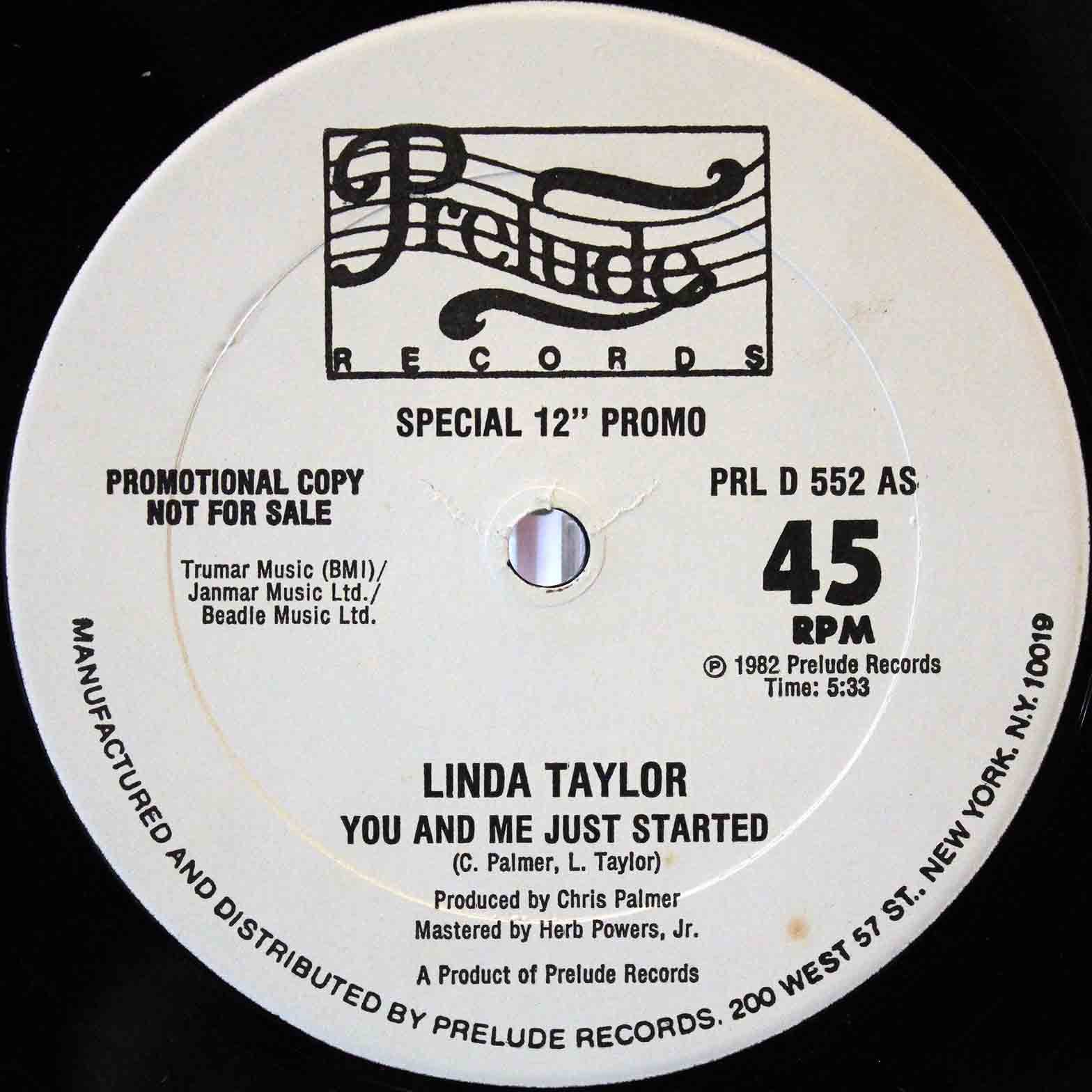 Linda Taylor ‎– You And Me Just Started 03