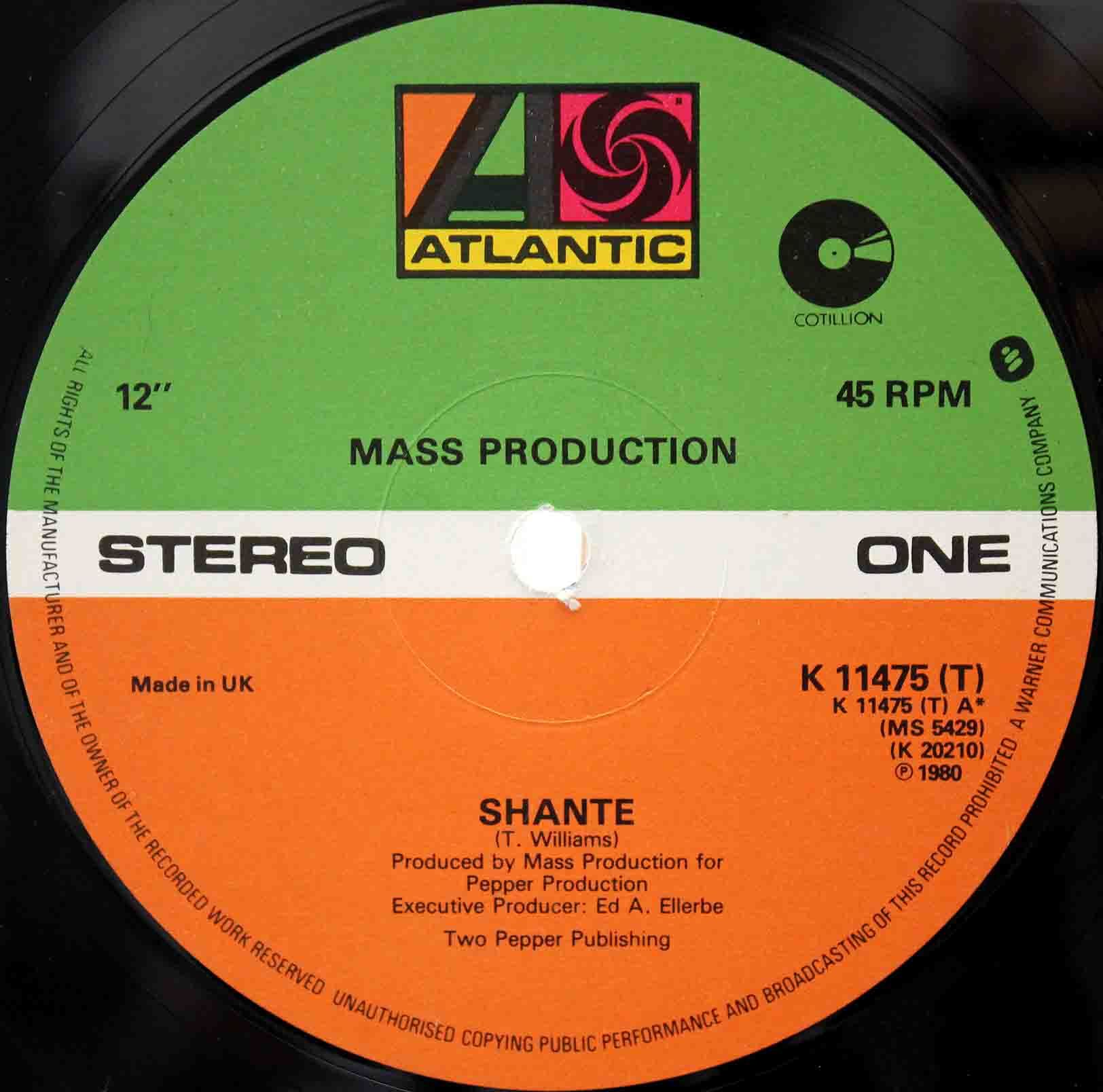 Mass Production ‎– Shante 03