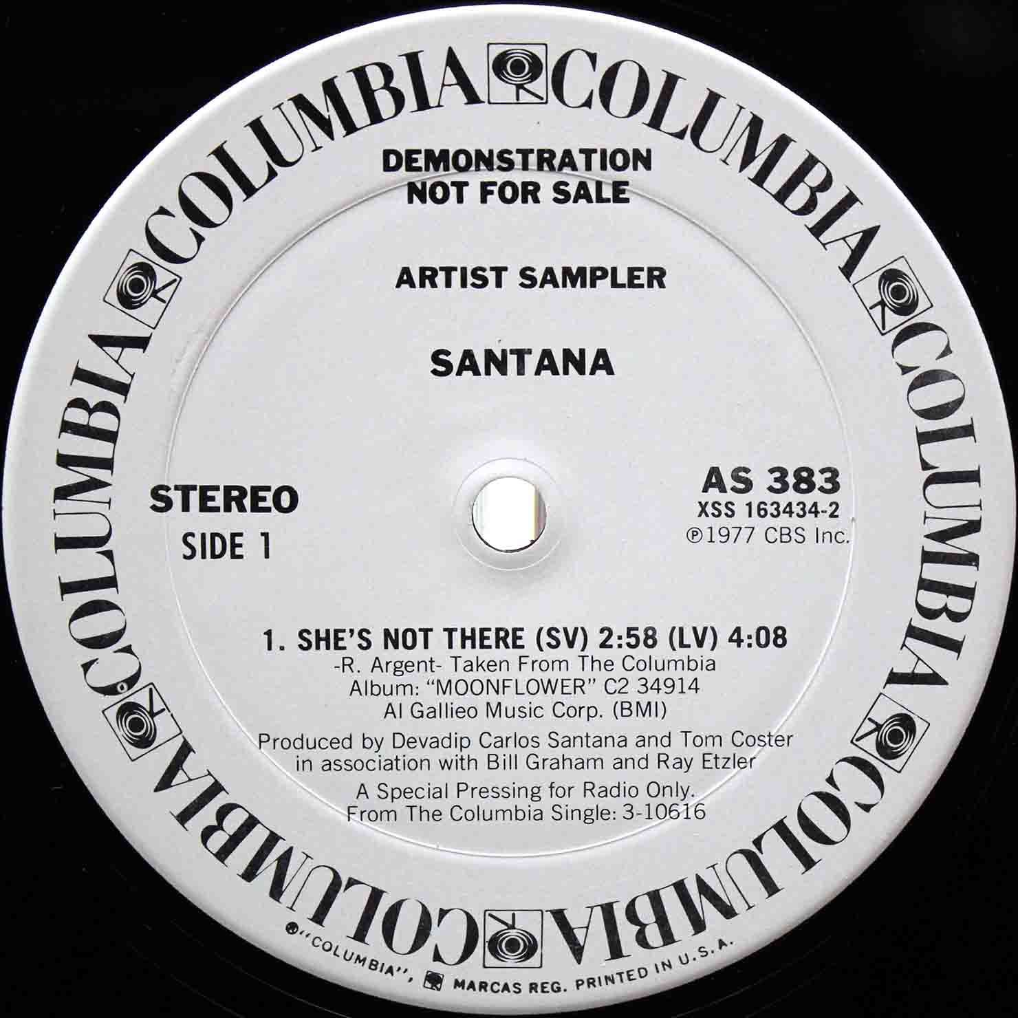 Santana ‎– Shes Not There 03