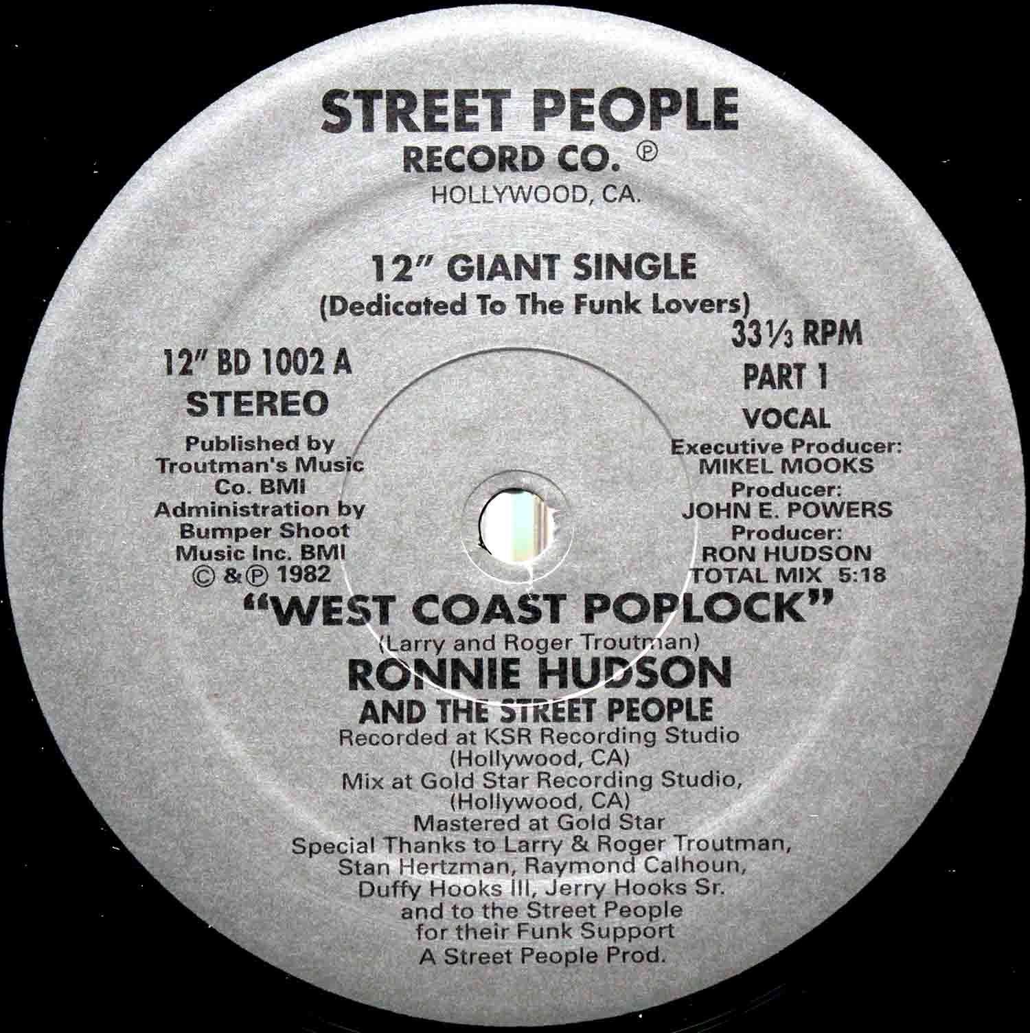 Ronnie Hudson And The Street People ‎– West Coast Poplock 03