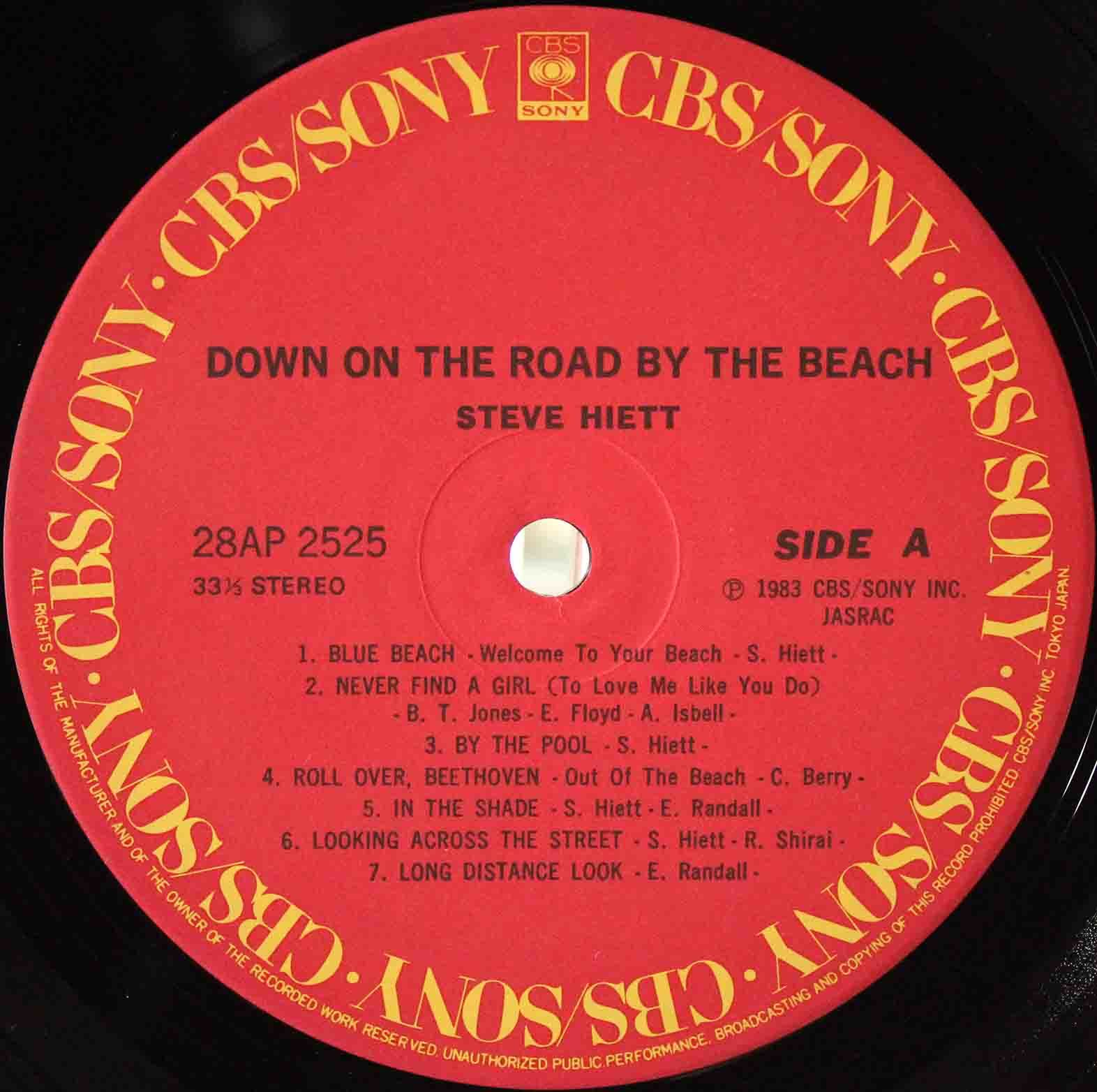Steve Hiett ‎– Down On The Road By The Beach 03
