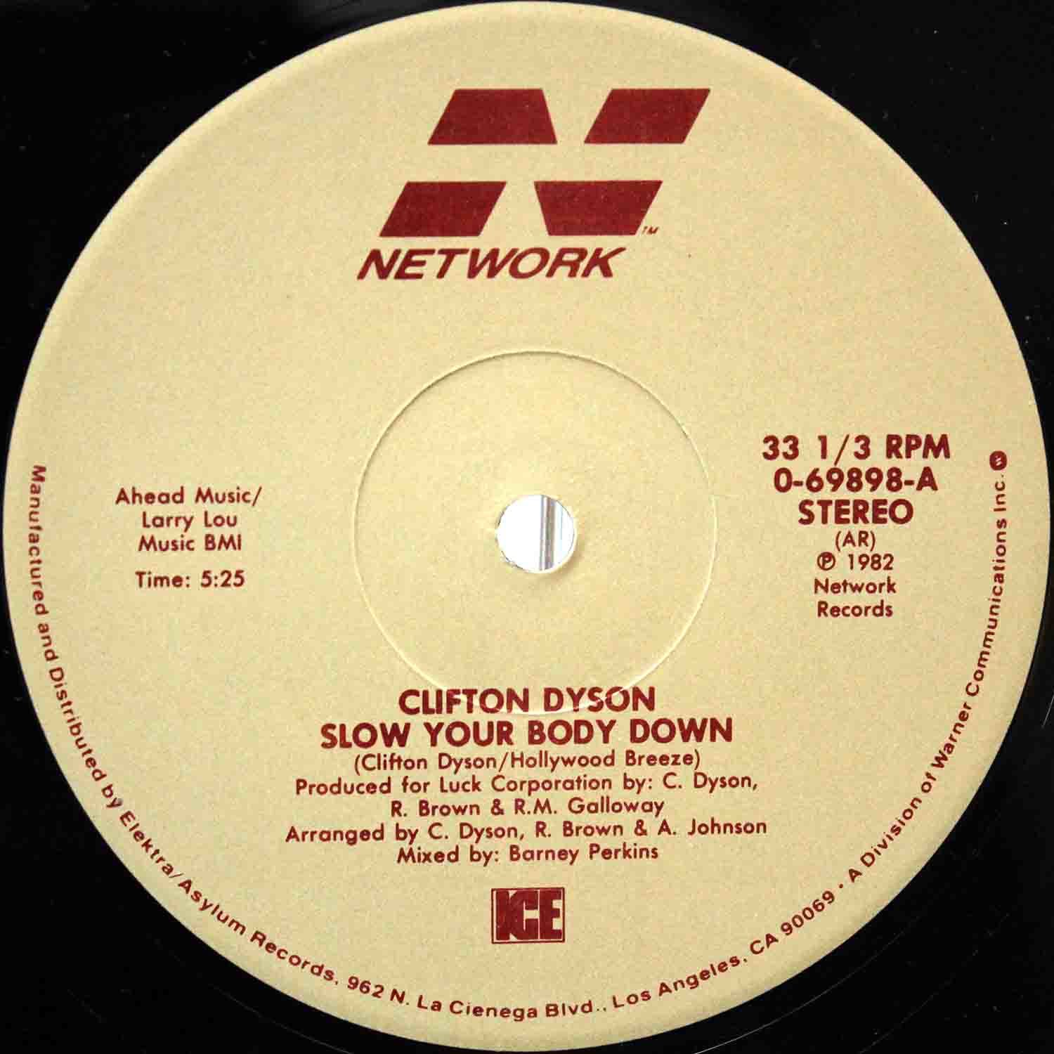 Clifton Dyson ‎– Slow Your Body Down 03