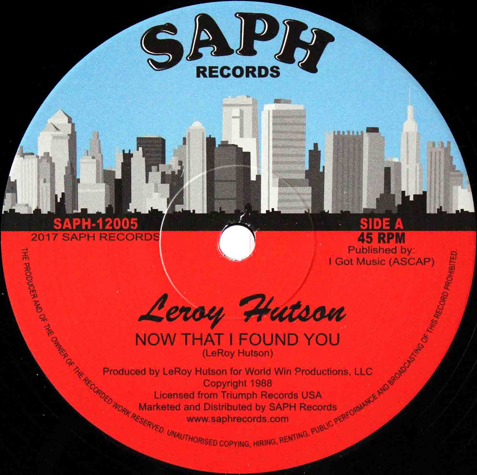 Leroy Hutson ‎– 1 Unreleased Boogie Tracks 03