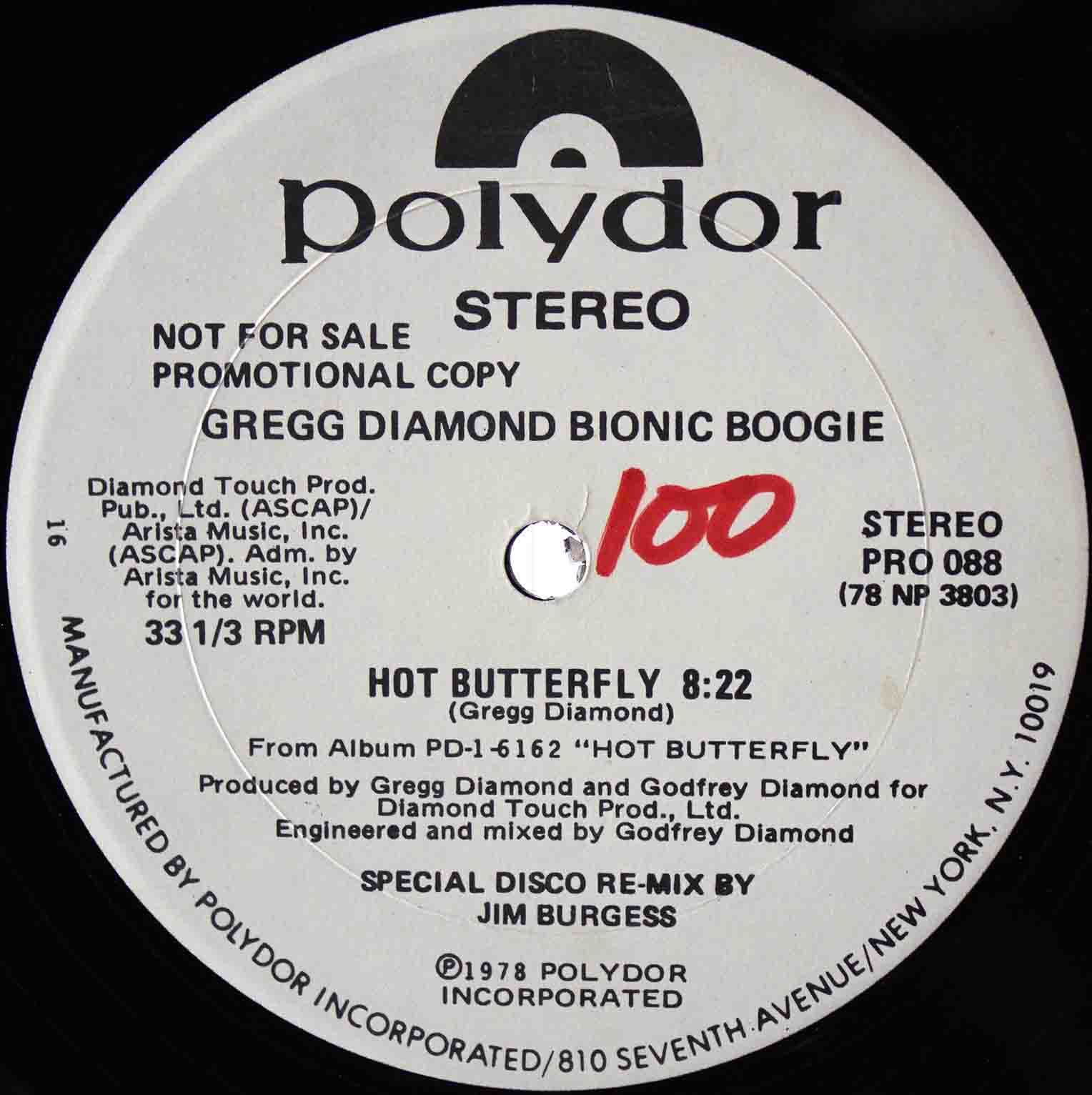 Gregg Diamond Bionic Boogie - Hot Butterfly 03