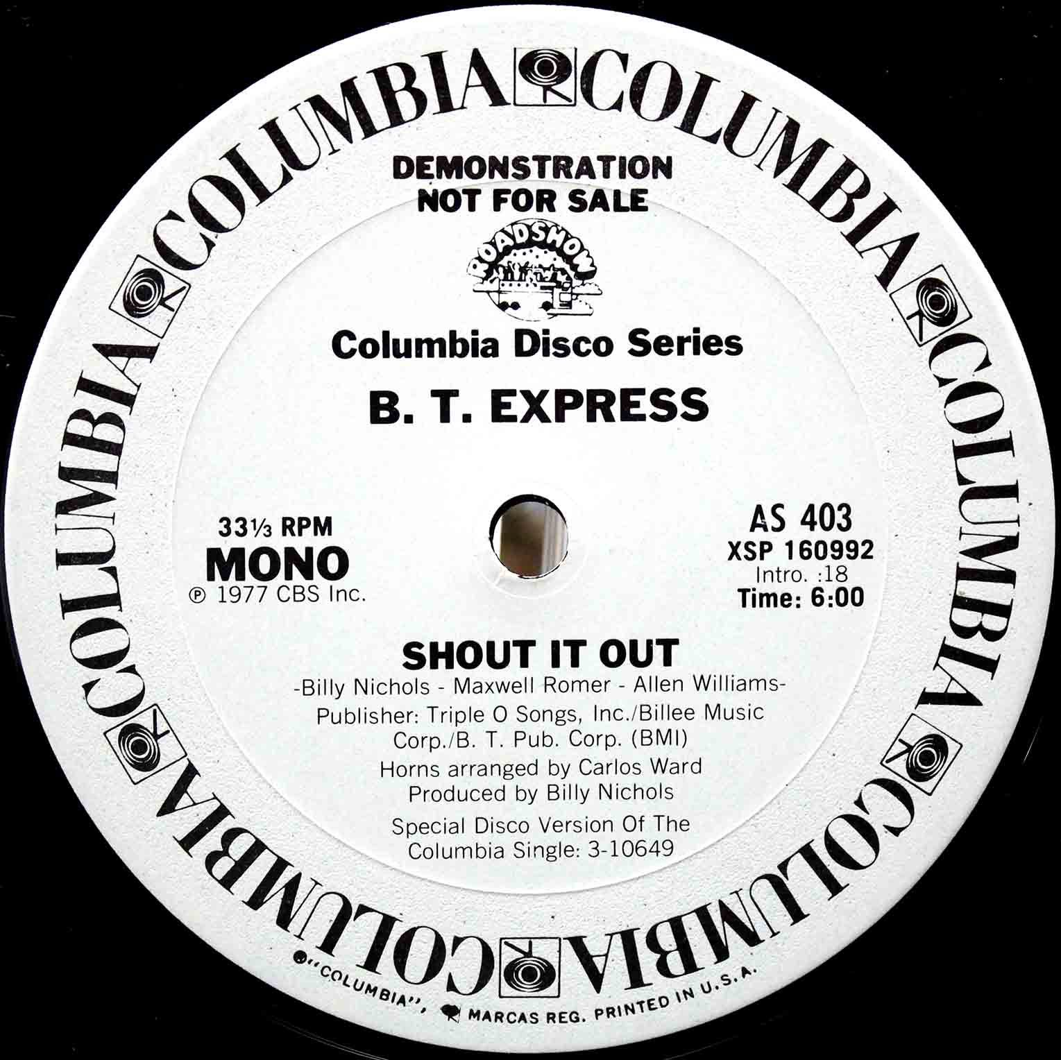 BT Express ‎– Shout It Out (US Promo) 04