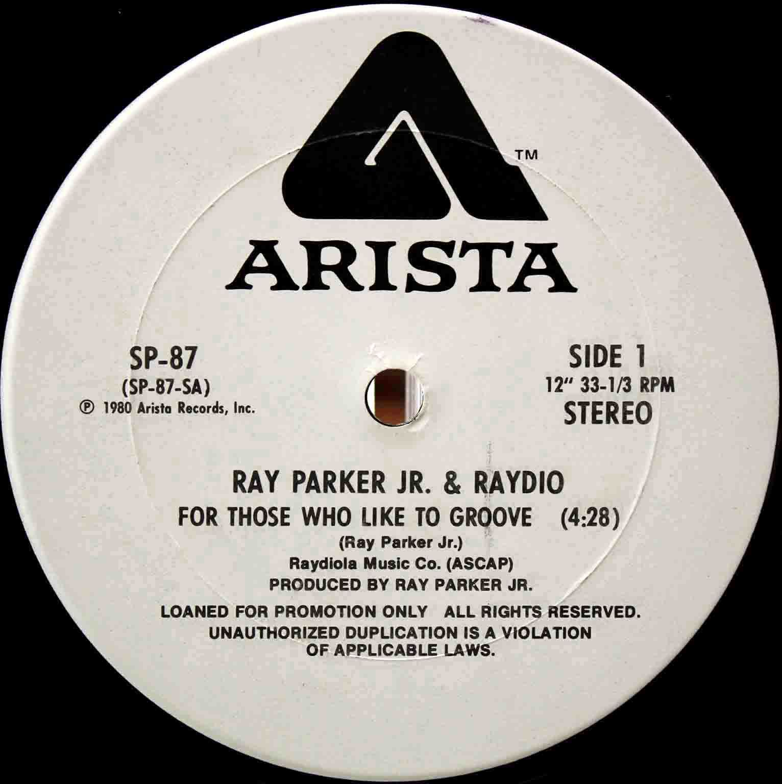 Ray Parker Jr Raydio ‎– For Those Who Like To Groove 03