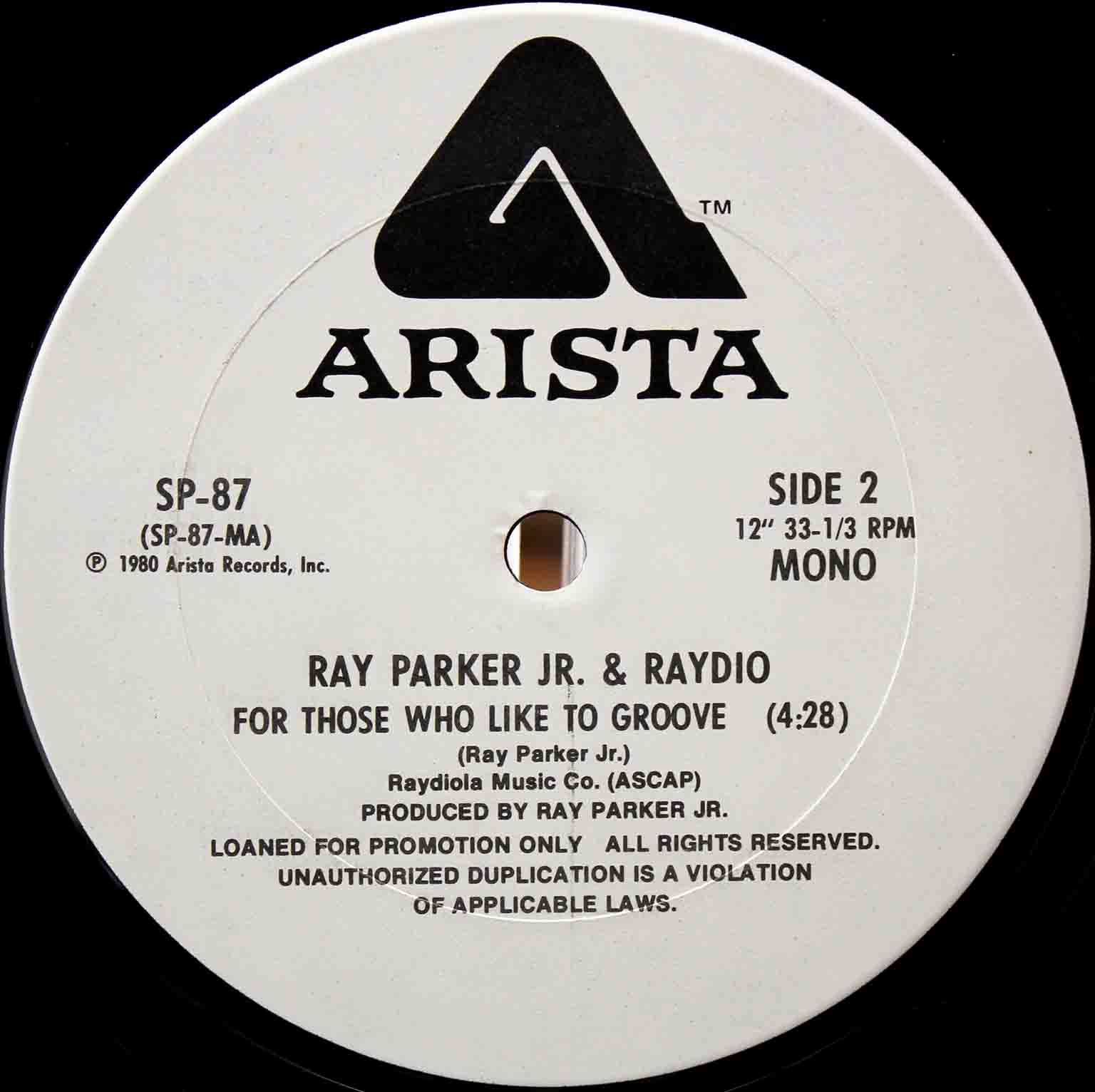 Ray Parker Jr Raydio ‎– For Those Who Like To Groove 04