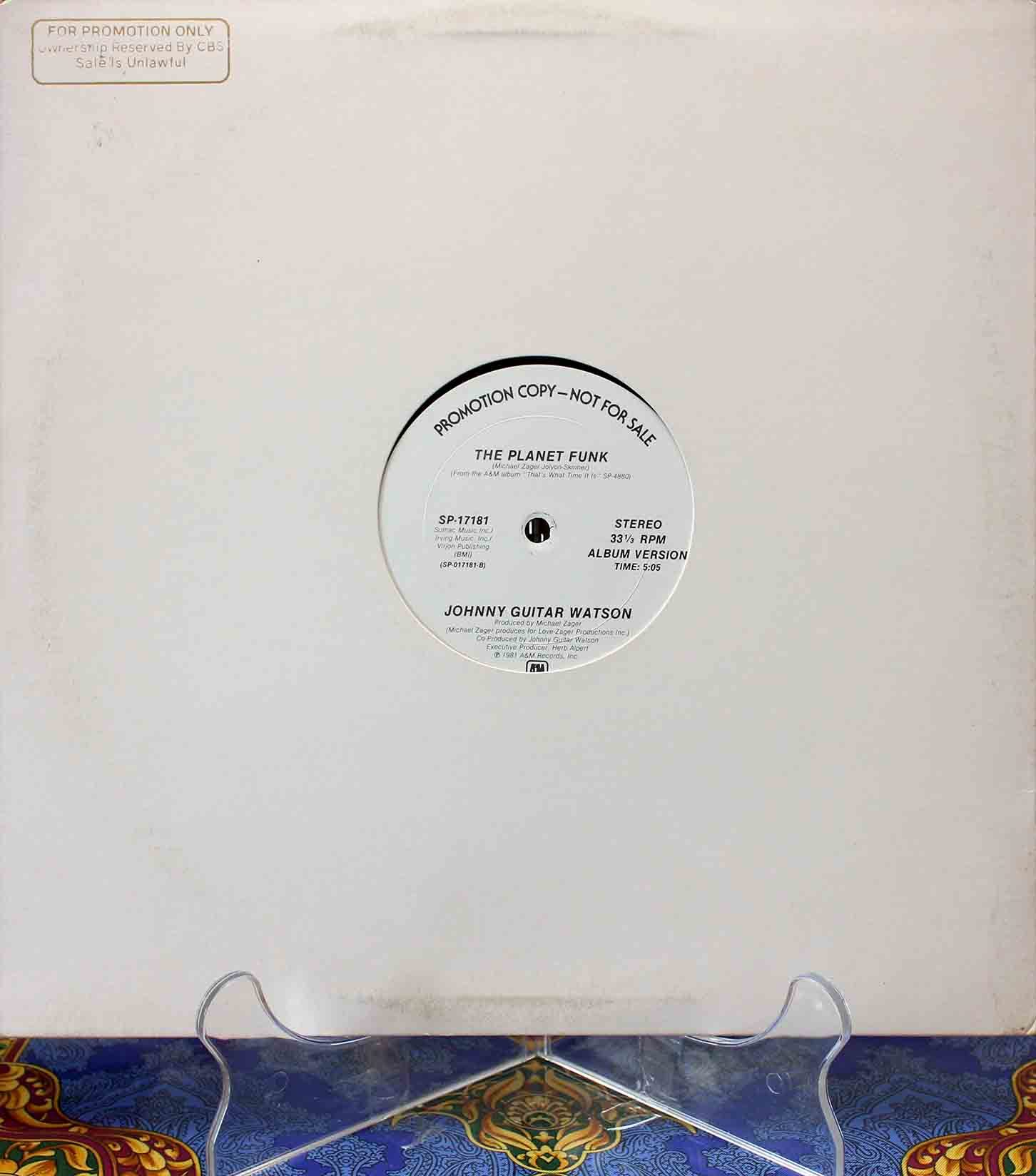 Johnny Guitar Watson ‎– The Planet Funk 01