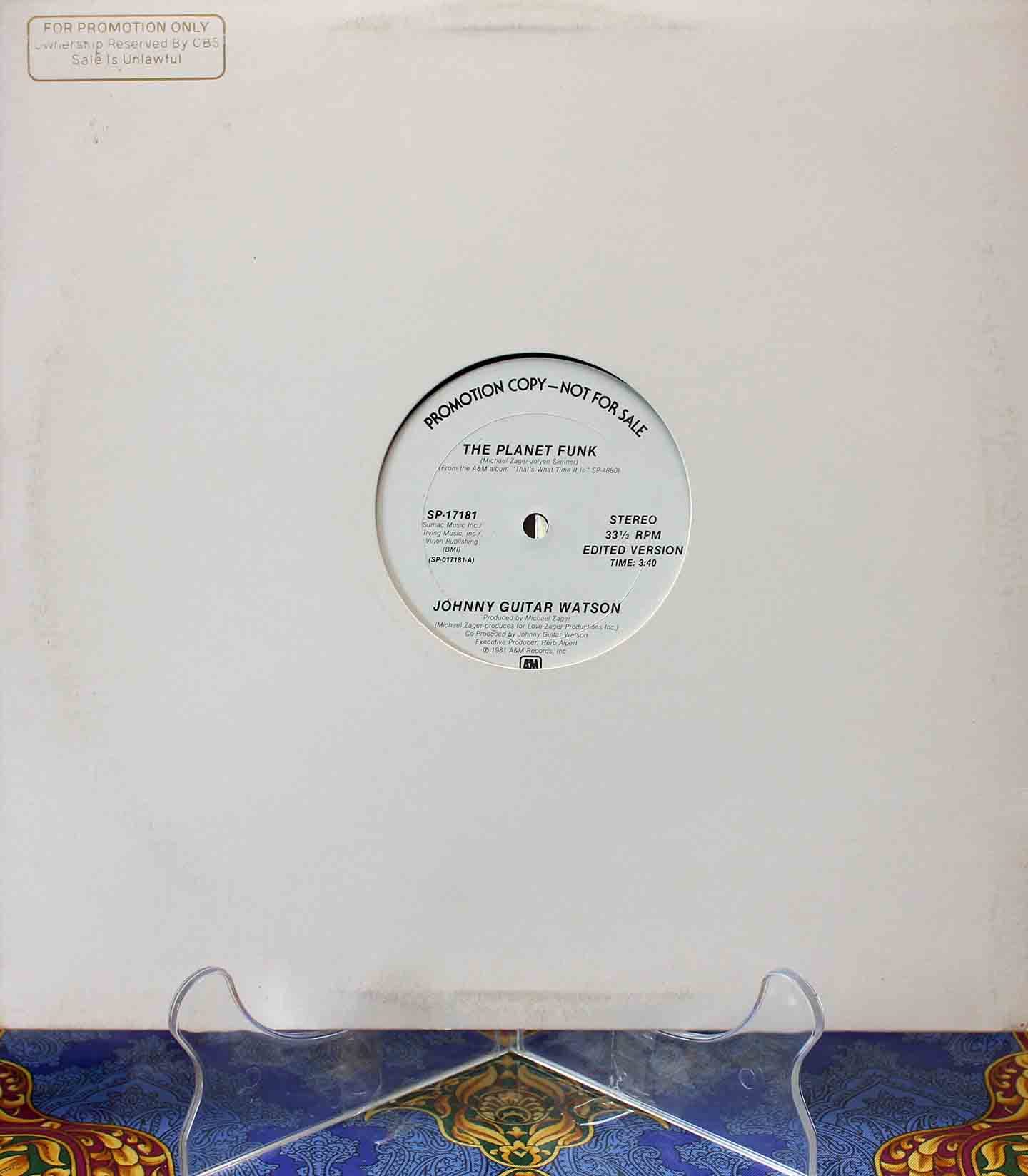Johnny Guitar Watson ‎– The Planet Funk 02