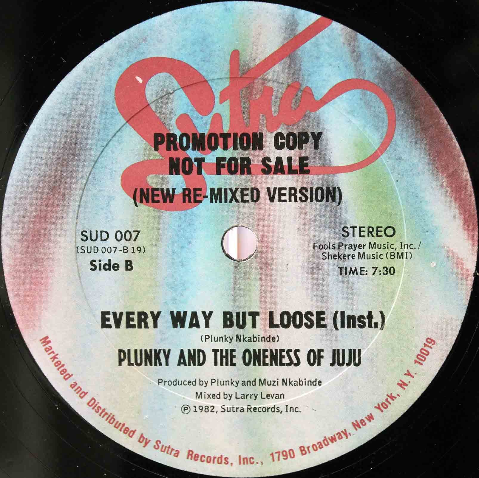 Plunky And The Oneness Of Juju ‎– Every Way But Loose 04