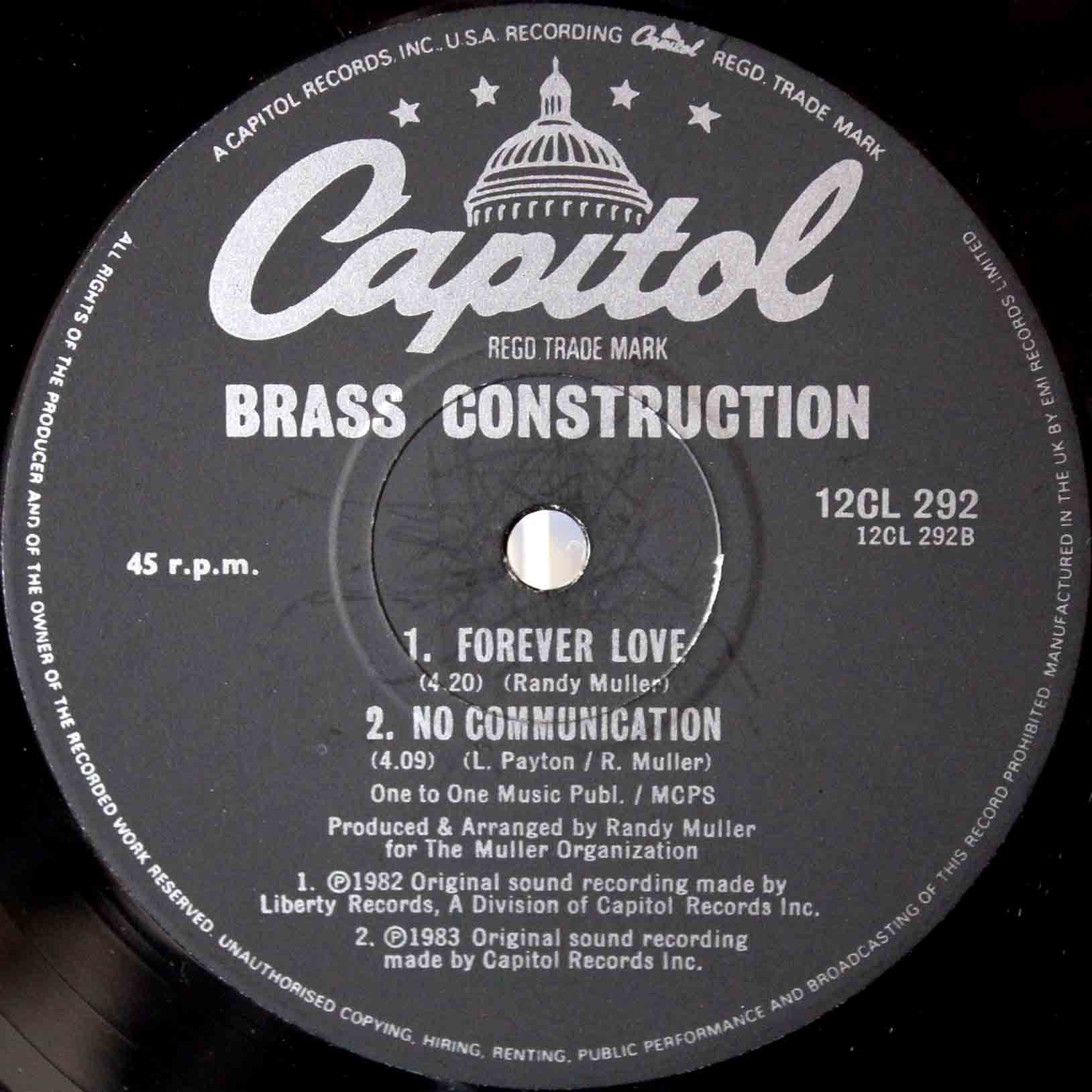 Brass Construction ‎– Walkin The Line 04