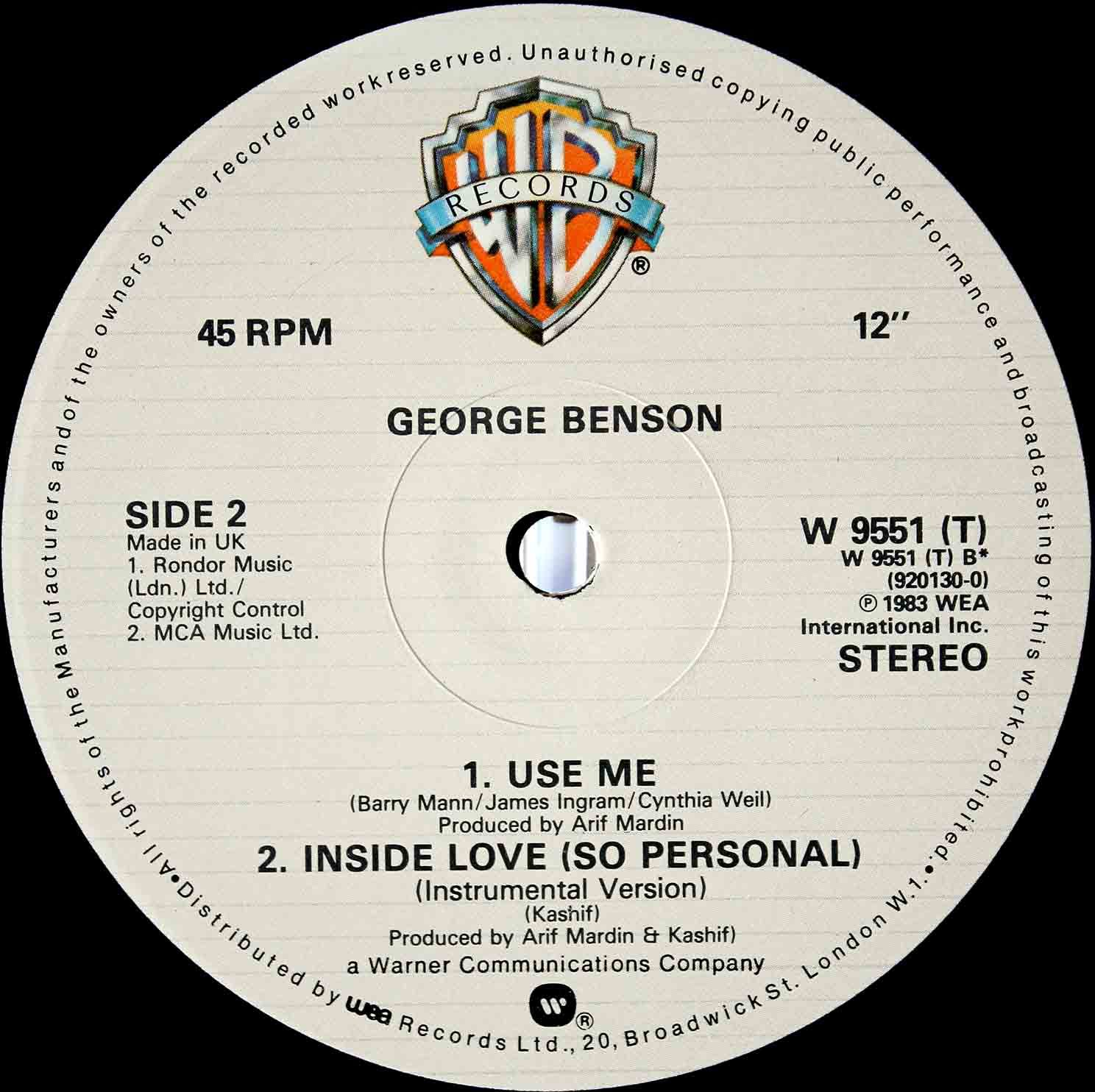 George Benson ‎– Feel Like Makin Love 04