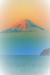 年賀状　富士山