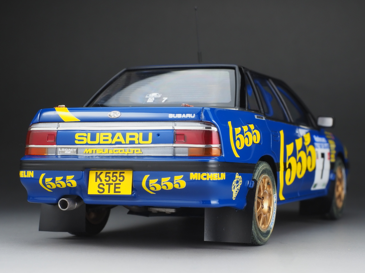 スバル レガシイRS 555(1993ニュージーランドラリー優勝車)（ハセガワ