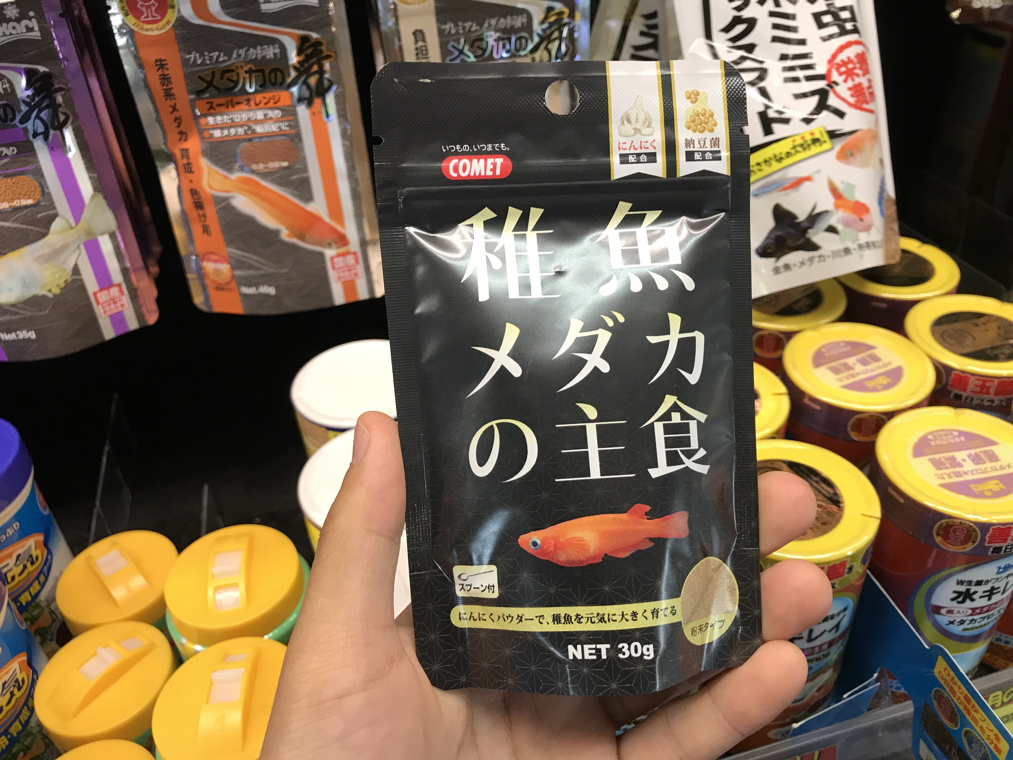 コメット稚魚メダカの主食30グラム 【72%OFF!】