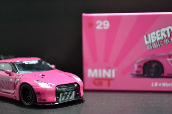 TSM 1/64 LB☆Works Nissan GT-R R35 Type1,Rear Wing Ver.1,Candy 