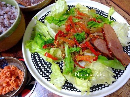NANTONAKU 10-17 きんぴらサラダと味噌大根　2