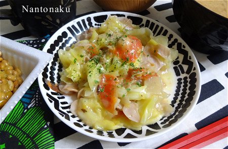 NANTONAKU 3-09 豚汁と魚肉　ソーセージで中華風　2