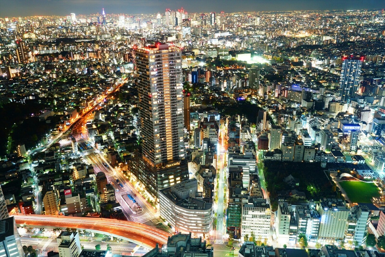 サンシャイン60展望台から見た夜景part1 新宿 渋谷 池袋 埼玉方面の景色 風景写真