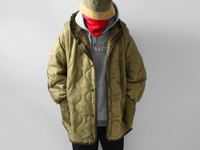 LOOK AT US NEWS |oddment Quilting Hood / リメイク , キルティング 