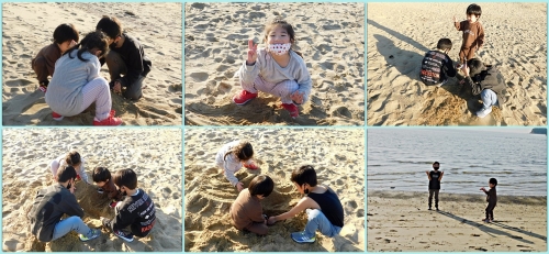 砂遊び