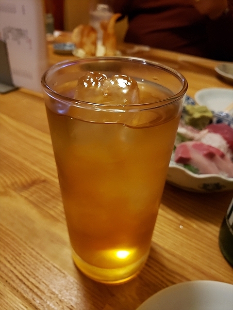20191221_160208_R 緑茶ハイ、あまりに薄いのでキンミヤボトルでアルコール増強