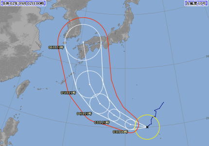 台風10号「ハイシェン」、統計開始以来最強クラスで今週末ら日本に接近か … 週末は未曾有の災害に厳重警戒