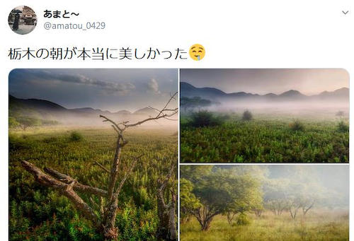 「栃木の朝が本当に美しかった」 ここは何処の異世界ですか？ いいえ、栃木県です（画像） … 栃木県の日光の日の出直後の光景が幻想的すぎると話題に