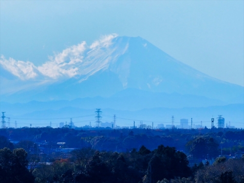 豊田城からの富士山