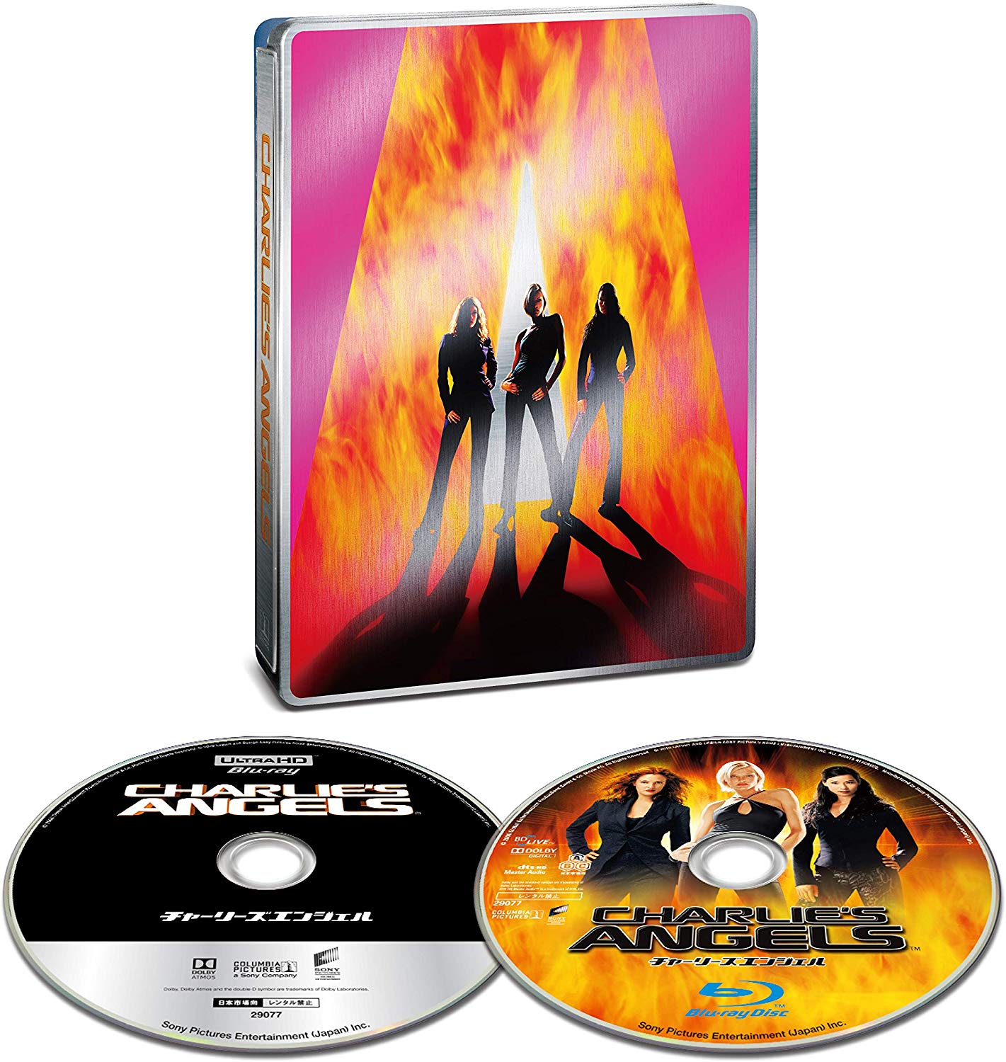 チャーリーズ・エンジェル 4K Ultra HD + ブルーレイ Amazon.co.jp限定 スチールブック Charlie's Angels steelbook