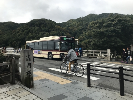 京都ダム巡り　ツーリング　渡月橋