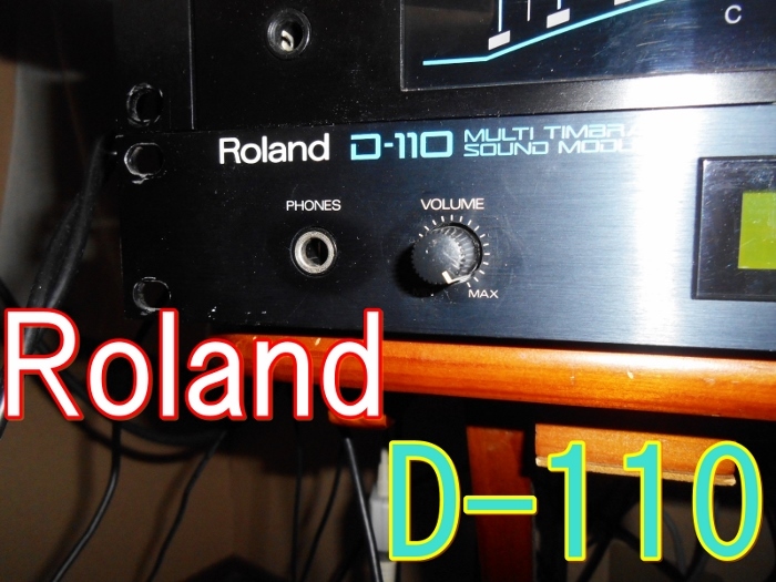 Roland D-110 モジュラー 品 ROMカード 取説あり。