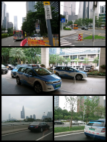 中国　深セン深圳に行った　EVタクシー、EVバス　BYD社製