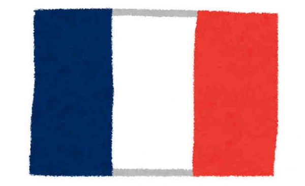 フランス国旗 いらすとや