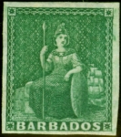 バルバドス・最初の切手